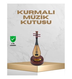 Mey İthalat® Ud Sembolü Müzik Kutusu Estetik Tasarım Melodi Destekli