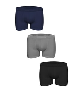 JOHN FRANK ÜÇLÜ NATURAL MODAL BOXER White
