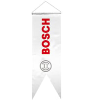 Bosch Logolu Kırlangıç Bayrak 100x300 cm 1.Sınıf Saten Kumaş