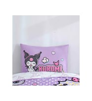 Kuromi Model Pamuk Kumaş Yastık Kılıfı 50x70 cm