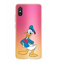 Xiaomi Mi 8 Pro Uyumlu Kapak Donald Duck Tasarımlı Şeffaf Silikon Kılıf