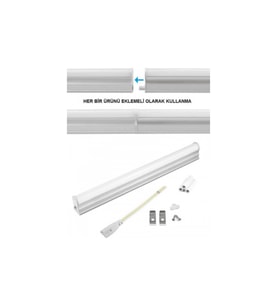 CT-2469 T5 Ledli Bant Armatür 20W Beyaz Işık 120CM 1700LM