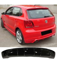 Vw Polo Mk5 Rieger Arka Ek Plastik Siyah Difüzör 2009-2013 Arka-bodykit-ek-karlık