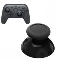 Nintendo Switch Pro Analog Topuz 3D Joystick Başlık Yedek Parça 8 Adet (Siyah)