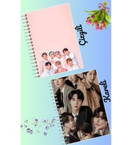 Bts jin jimin v jungkook suga defter seti 2 adet A4 boyutu 21*30 çizgili + kareli 60 syf