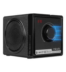 Mikado BT-236 3W+3W Siyah SD+MMC+Fm destekli Bluetooth Müzik Kutusu