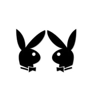 Playboy Tavşanı Oto Sticker Sağ-Sol Set 8 x 12 cm