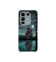 PrintiFy İnfinix Note50pro ile Uyumlu Simya Serisi Gölge Ve Cam Tasarımlı Uv Baskılı Köşe Korumalı Antişok Kılıf