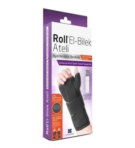 Roll Baş Parmak Destekli Ayarlanabilir El - Bilek Ateli