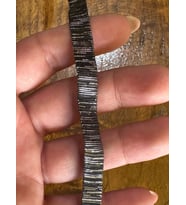 FÜME PARLAK TASARIM BİYE DEKORATİF ŞERİT 100X1 CM
