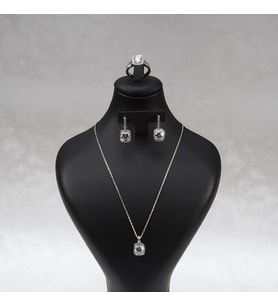 609 Zirkon Gümüş Set
