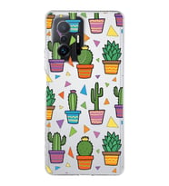 PrintiFy Xiaomi Mi 11T Pro ile Uyumlu 1mm Slim Fit Water Color 4 Baskılı Şeffaf  Kılıf