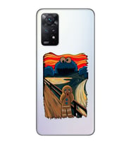 Xiaomi Redmi Note 12 PRO 4G Uyumlu Susam Sokağı Kurabiye Canavarı Tasarımlı Şeffaf Telefon Kılıfı
