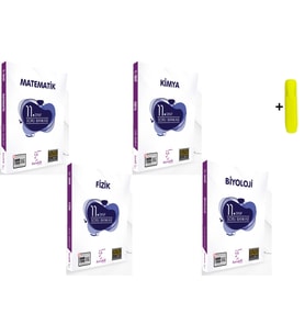 Karekök Yayıncılık 11. Sınıf Matematik Fizik Kimya Biyoloji Soru Bankası Yeni