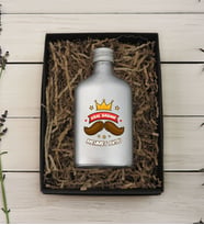 BK Gift Hediye Kutulu Kişiye Özel İsimli Baba Temalı Gümüş Tasarım Cam Şişede 200 ml Kolonya-3, Babaya Hediye, Babalar Günü Hediyeleri, Hediyelik Baskılı Kolonya