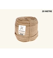 Jütburada Jüt Halat 8 mm 20 Metre Hasır Dekor Süsleme İp