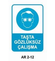 İŞ GÜVENLİĞİ UYARI LEVHASI 1 ADET PVC 21 X 29CM