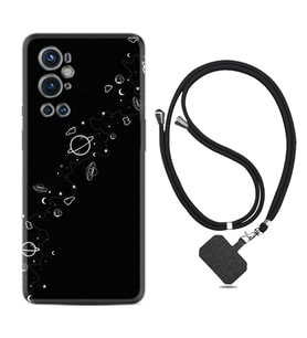 Tecno Spark 9 Pro Kılıf Silikon Boyun Askılı İpli Desenli Silikon Planet 1620