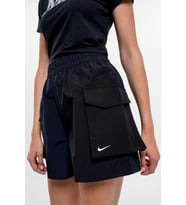Nike NSW Essential Woven 5 Hr Cargo Short 5 inç Kargo Kadın Şort Siyah