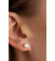 925 Ayar Gümüş İnci Küpe 5 mm