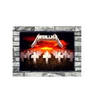 Metallica Master Of Puppets Ahşap Tablo A3