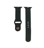 ScHitec 42-49mm Yeni Nesil Apple Uyumlu Hasır Görünümlü Akıllı Saat Kordonu Silikon Yeşil