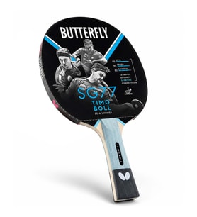 Butterfly 85027S  Timo Boll SG77 Masa Tenisi Raketi Siyah