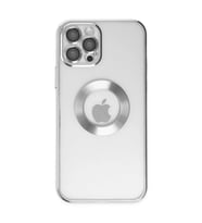 Apple iPhone 12 Pro Kılıf Slot Silikon - Gümüş
