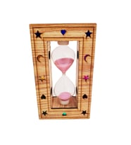 pilelistore Ahşap Işıklı Kum Saati