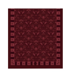 Şehri Şal Bambu Kraş Şal 6371 Bordo