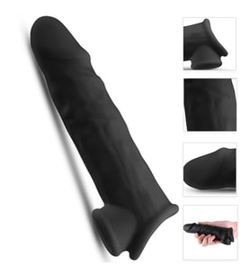 Renegade Annex Thin 19 Cm Siyah Realistik Penis Kılıfı
