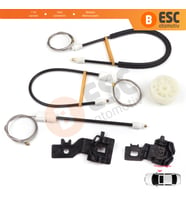 Nissan Qashqai MK1 J10 2006-2013 80770JD000 İçin Elektrikli Ön Sağ Cam Kriko Tamir Seti