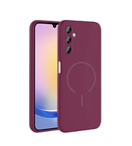 Samsung Galaxy A25 Uyumlu Kılıf M-safe Şarj Özellikli Zore Meta Kapak