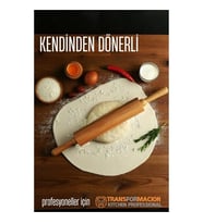 Dönerli Ahşap Merdane Hamur Açma Merdanesi - Mutfak Merdanesi 721902