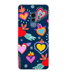 PrintiFy Samsung Galaxy S9 Plus ile Uyumlu Retro Color 3  Kamera Korumalı Şeffaf  Kılıf