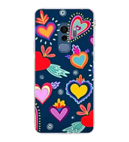 PrintiFy Samsung Galaxy S9 Plus ile Uyumlu Retro Color 3  Kamera Korumalı Şeffaf  Kılıf