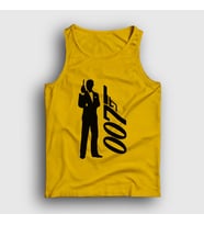 Presmono Unisex Sarı Tuxedo Film James Bond Atlet 258387tt (Sarı)