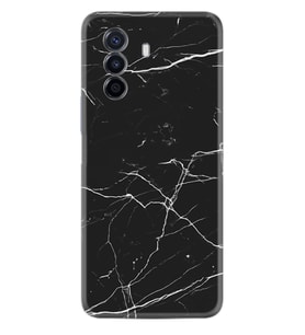 Huawei Nova Y70 Y90 Nova 9 SE  Kılıf Desemli Silikon Siyah Mermer 1299