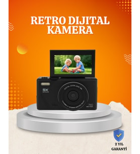 Northcity 75MP 5K Ultra HD Dijital Kamera 18x Zoom Çok Eksenli Stabilizasyonlu