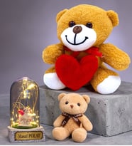 Kişiye Özel Led Işıklı Fanuslu Premium Hediye Seti (Unicornlu) (Model 4)