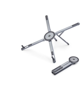 Katlanir Manyeti̇k 360 Derece Döner Masaüstü Tablet Ve Laptop Standi Metal - Gümüş ND8032