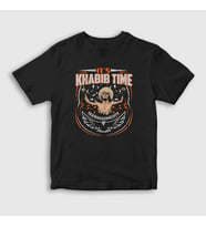 Presmono Unisex Çocuk Siyah Time Ufc Khabib Nurmagomedov T-Shirt 312978tt