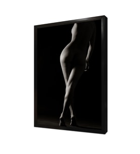 Sanatsal Nü Çerçeveli Mdf Tablo