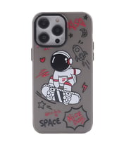 iPhone 14 Pro Max Kılıf Prada Desenli Kapak - Prada Siyah - 1