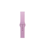 Huawei GT2 46mm Uyumlu Band Serisi 22mm Klasik Kordon Silikon Strap Kayış (Mor)