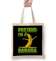 Funny Pretend I m A Banana Gymnast Bez Çanta Uzun Saplı