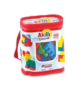 Mey İthalat® 01021 Akıllı Çocuk Blokları 40 Parça