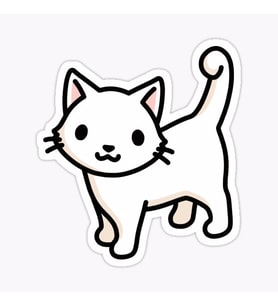 Araba Leptop için Kedi Oto Sticker Yapıştırması Etiket  17CM z4