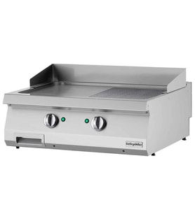 Öztiryakiler Elektrikli Grill Plate, Yarı Oluklu, 80x70x30 Cm, Oge 8070 1/2 N