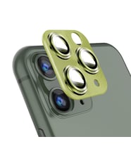 Binano iPhone 11/12 Mini 360 Metal Kamera Koruyucu Açık Yeşil